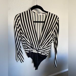 Lush striped body suit. Worn once.